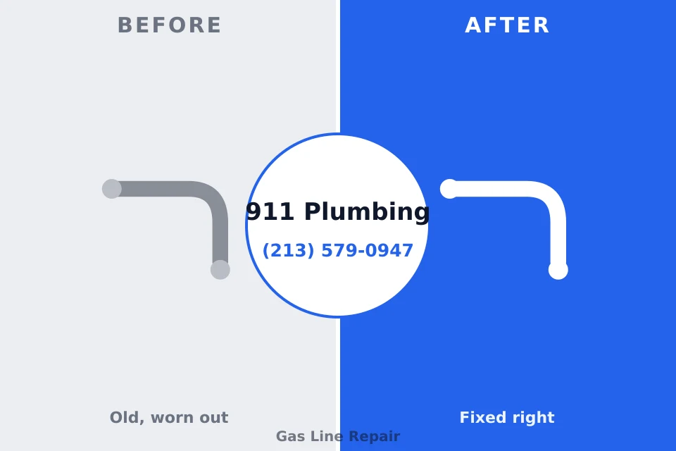 Before and after: plumbing company Frankenmuth, MI